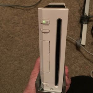 Wii with games and accessories